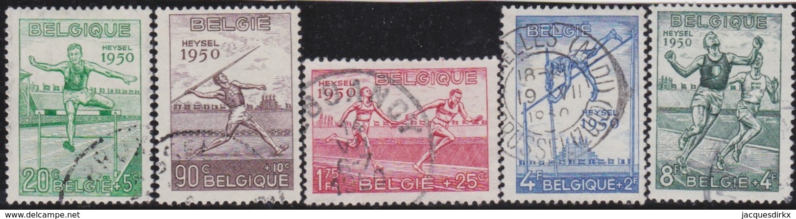 Belgie     .    OBP   .     827/831     .      O      .       Gebruikt  .   /    .    Oblitéré - Gebruikt