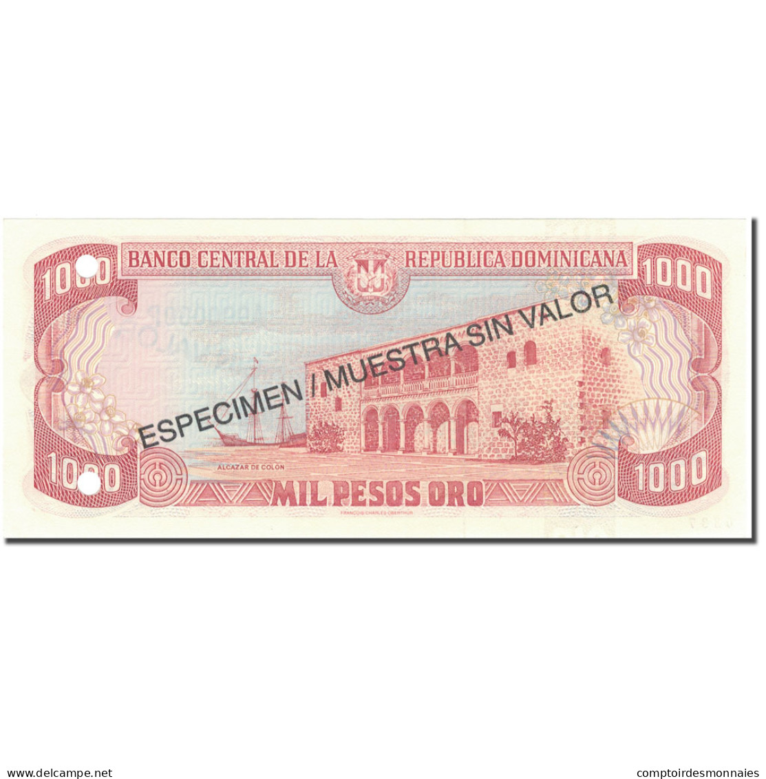 Billet, Dominican Republic, 1000 Pesos Oro, 1996, 1996, Specimen, KM:158s1, SPL - Dominikanische Rep.