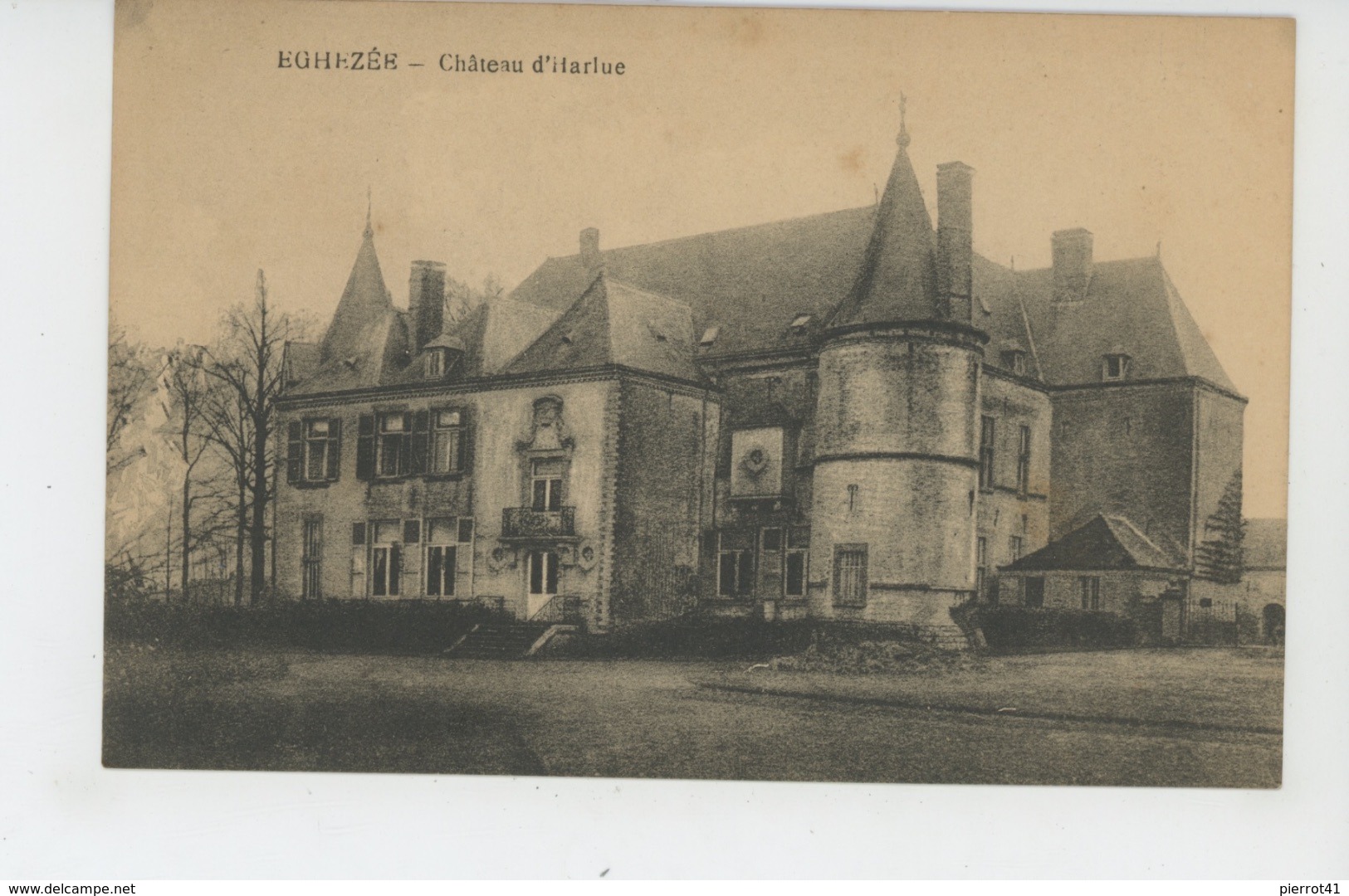 BELGIQUE - NAMUR - EGHEZEE - Château D' HARLUE - Eghezee