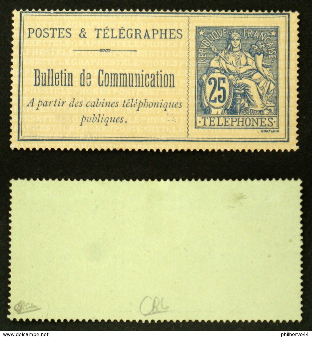 TELEPHONE N° 16 -  NEUF NSG TB - Cote 100€ Signé Calves - Telegramas Y Teléfonos