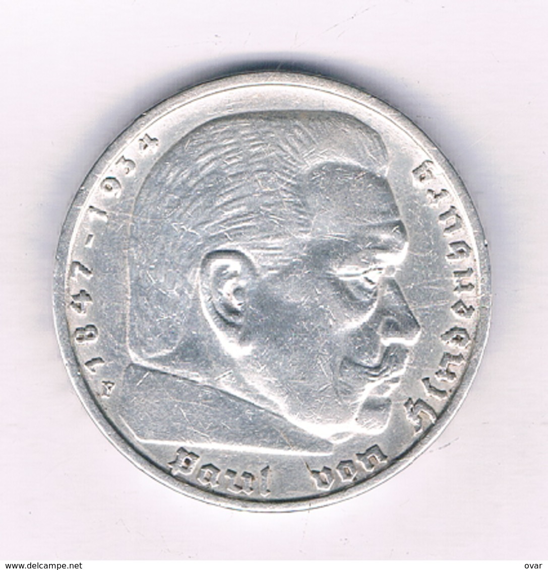 5 MARK 1935 DUITSLAND /5246/ - 5 Reichsmark