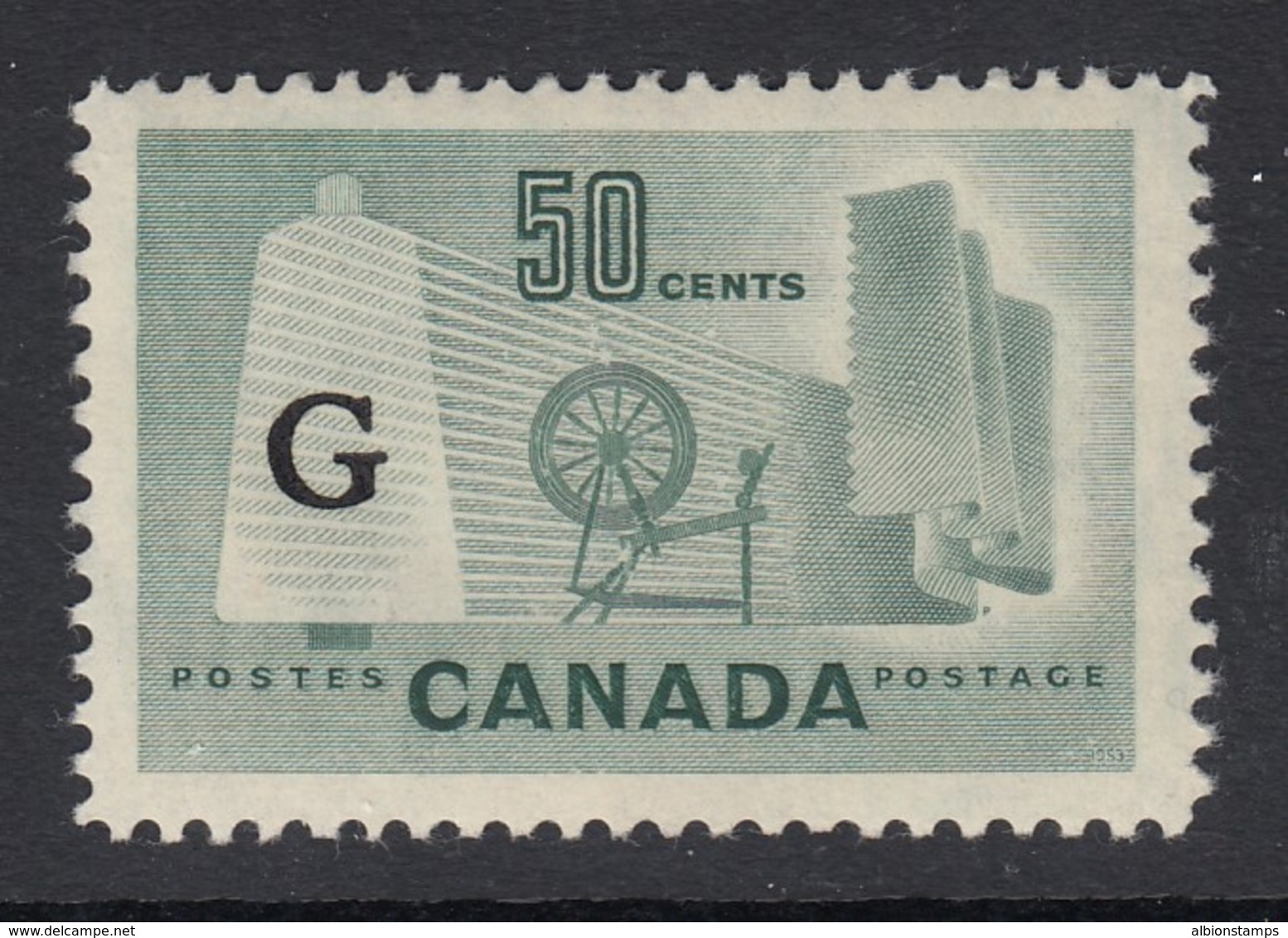 Canada, Sc O38 (SG O201), MLH - Overprinted