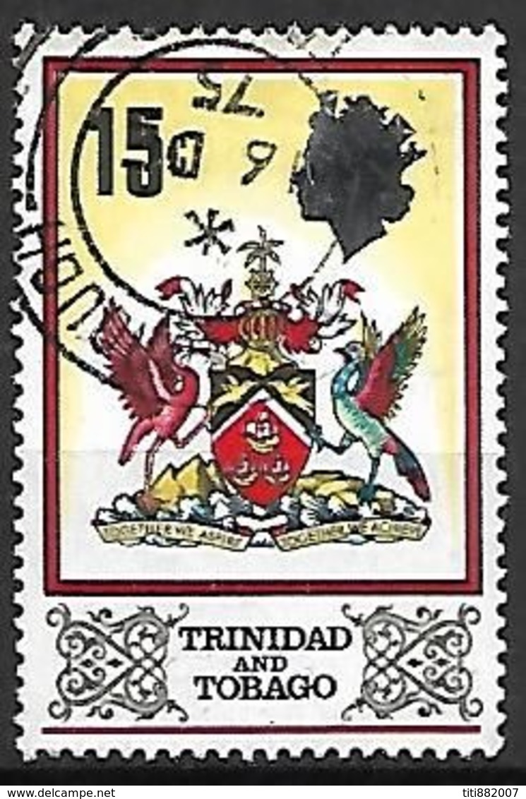 TRINIDAD  &  TOBAGO     -    ARMOIRIES   /   IBIS     -    15 C. Oblitéré. - Trinité & Tobago (1962-...)