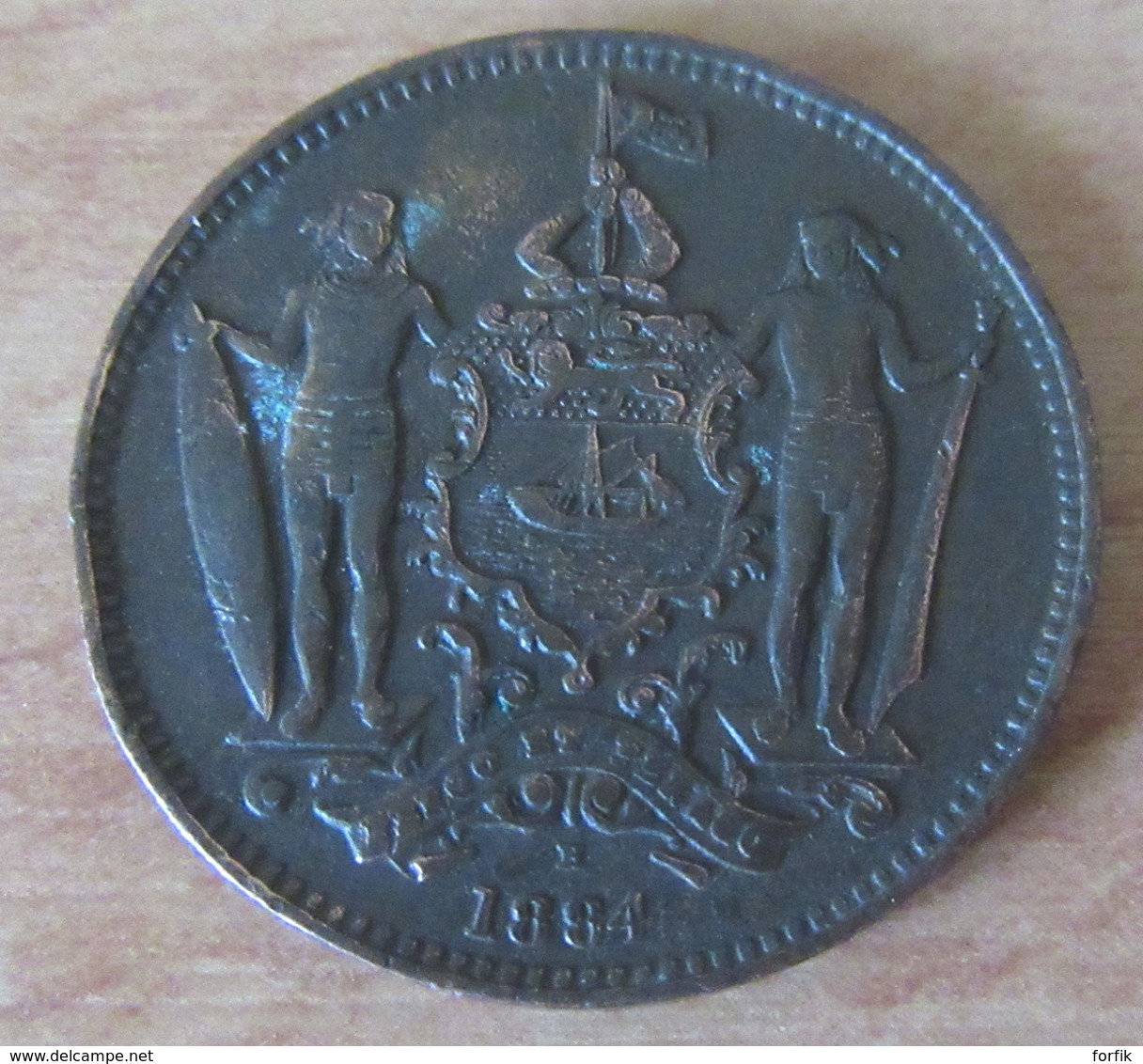 British North Borneo - Monnaie One Cent 1884 H (Heaton) - Colonie