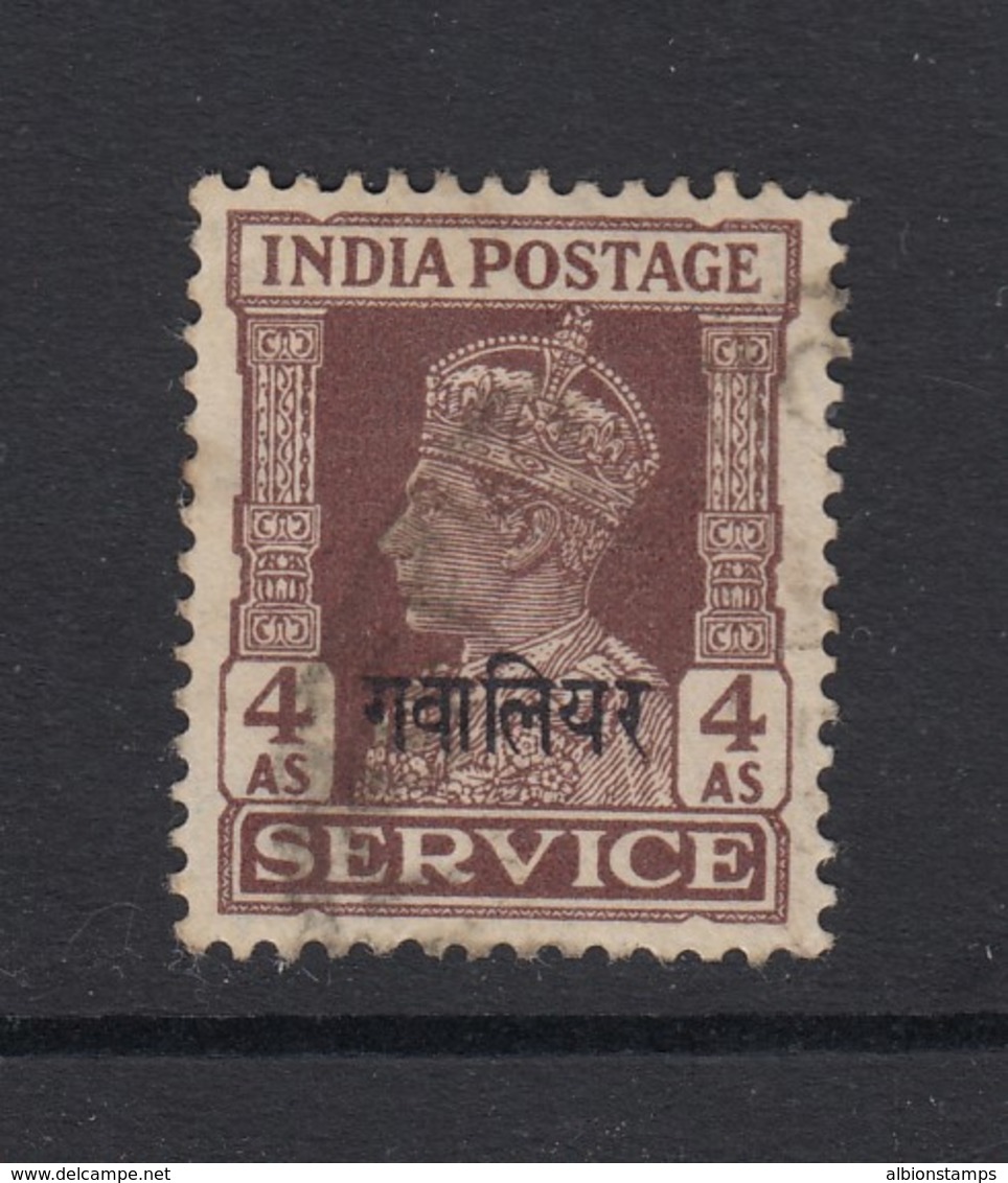 India (Gwalior), Sc O60 (SG O88), Used - Gwalior