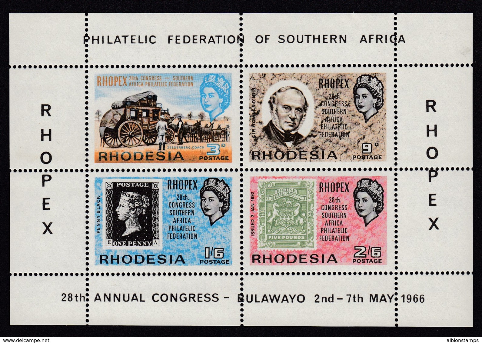 Rhodesia, Sc 240a (SG MS392), MNH - Other & Unclassified