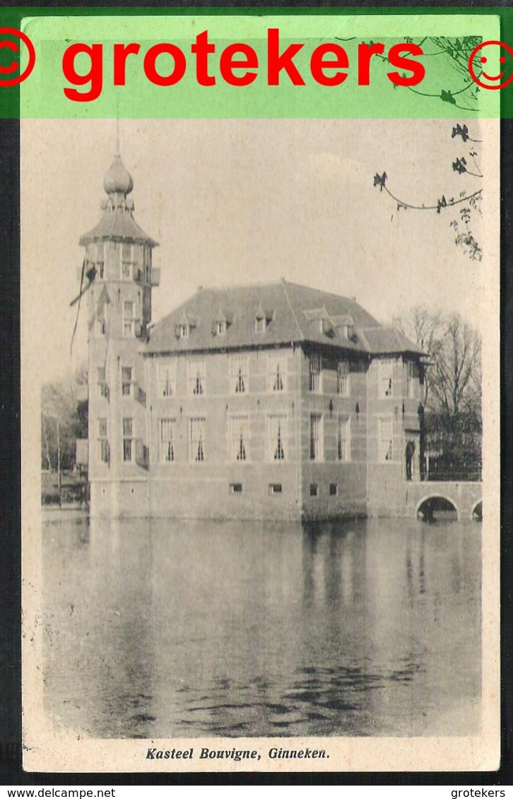 GINNEKEN Kasteel Bouvigne 1934 Castle / Château / Schloß - Breda