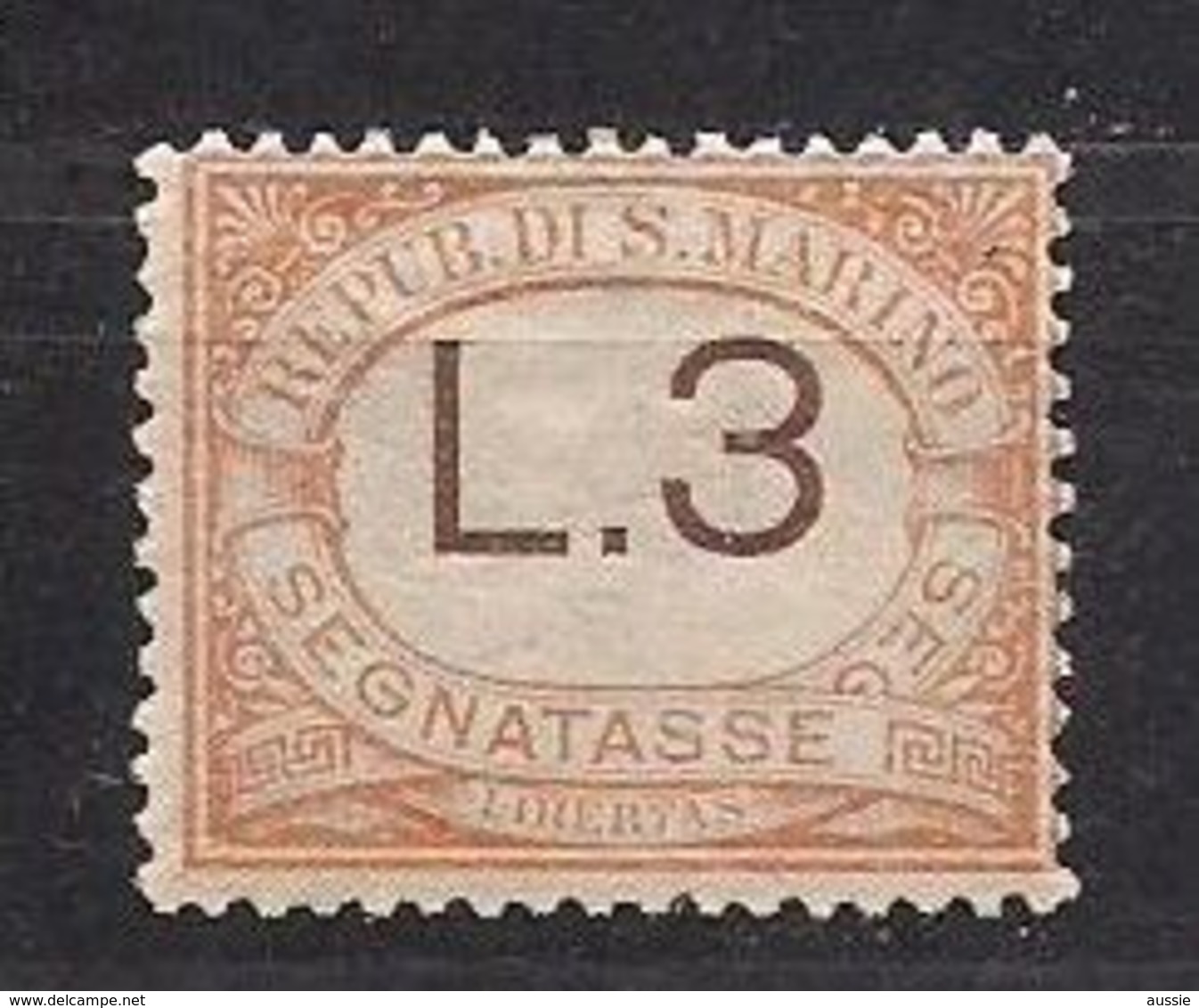 Saint-Marin San Marino 1925 1928 Yvertn° Timbre-taxe 25 (*) MLH Cote 90 Euro - Segnatasse