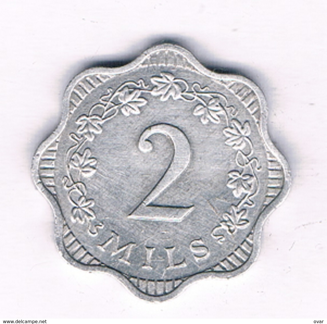 2 MILS 1972 (mintage 43000ex) MALTA /5290/ - Malta