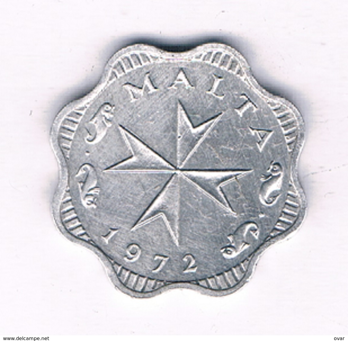 2 MILS 1972 (mintage 43000ex) MALTA /5290/ - Malta