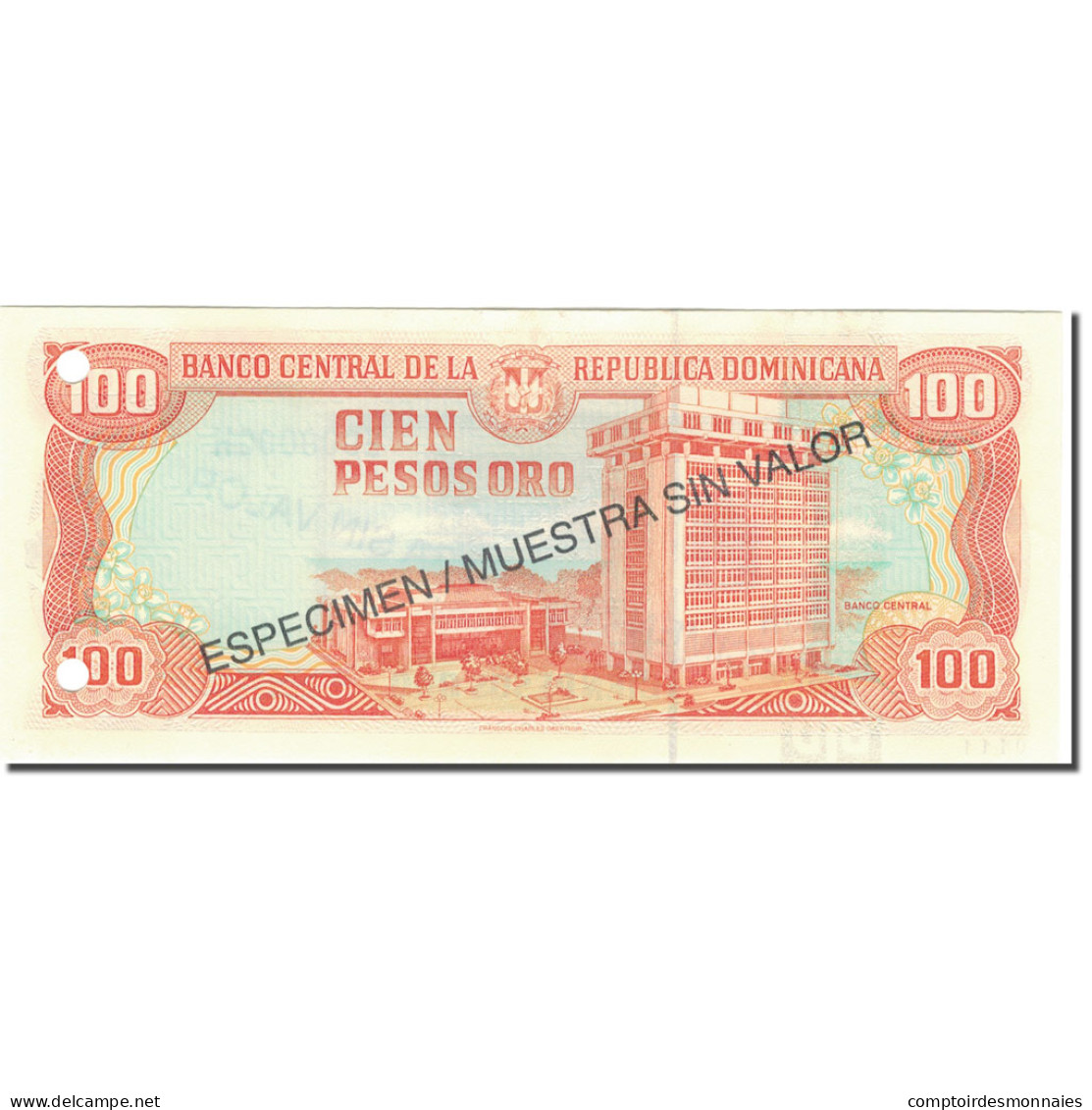 Billet, Dominican Republic, 100 Pesos Oro, 1997, 1997, Specimen, KM:156s1, SPL - Dominikanische Rep.