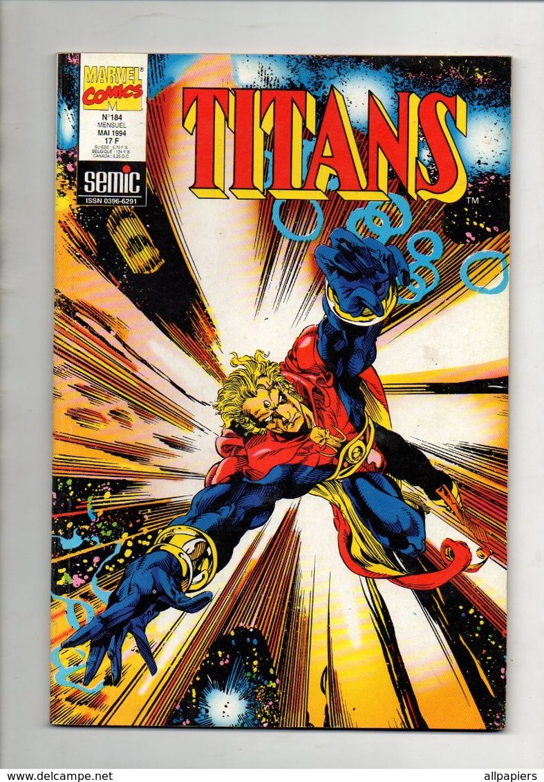 Titans N°184 Les Chroniques De Warlock - Warlock - Excalibur de 1994 - Titans