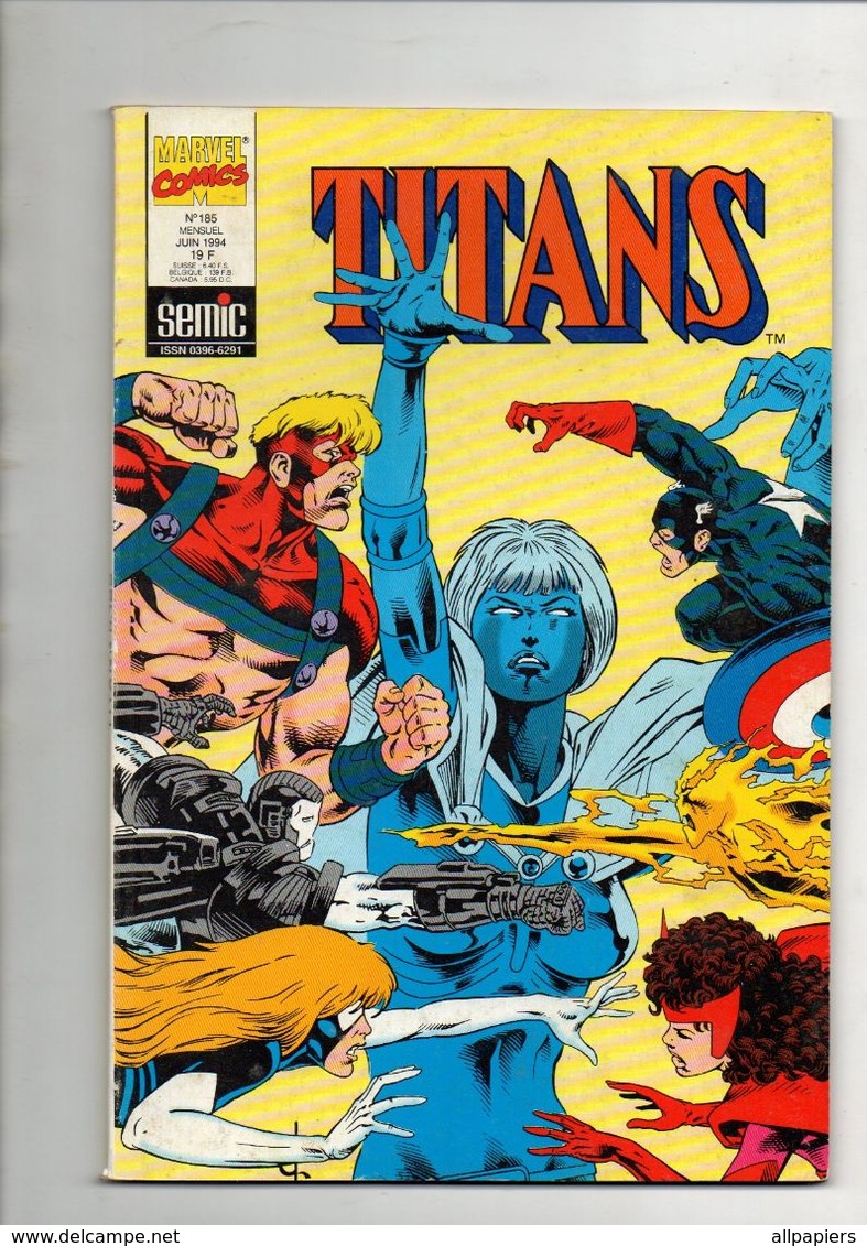 Titans N°185 Les Chroniques De Warlock - Warlock - Les Vengeurs De La Côte Ouest De 1994 - Titans