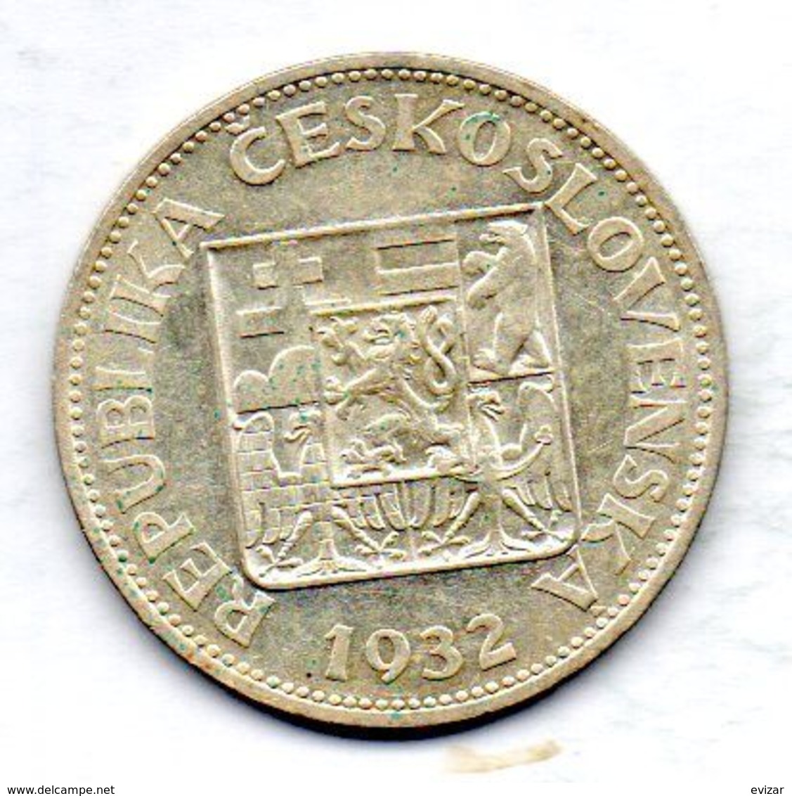 CZECHOSLOVAKIA, 10 Korun, Silver, Year 1932, KM #15 - Tchécoslovaquie