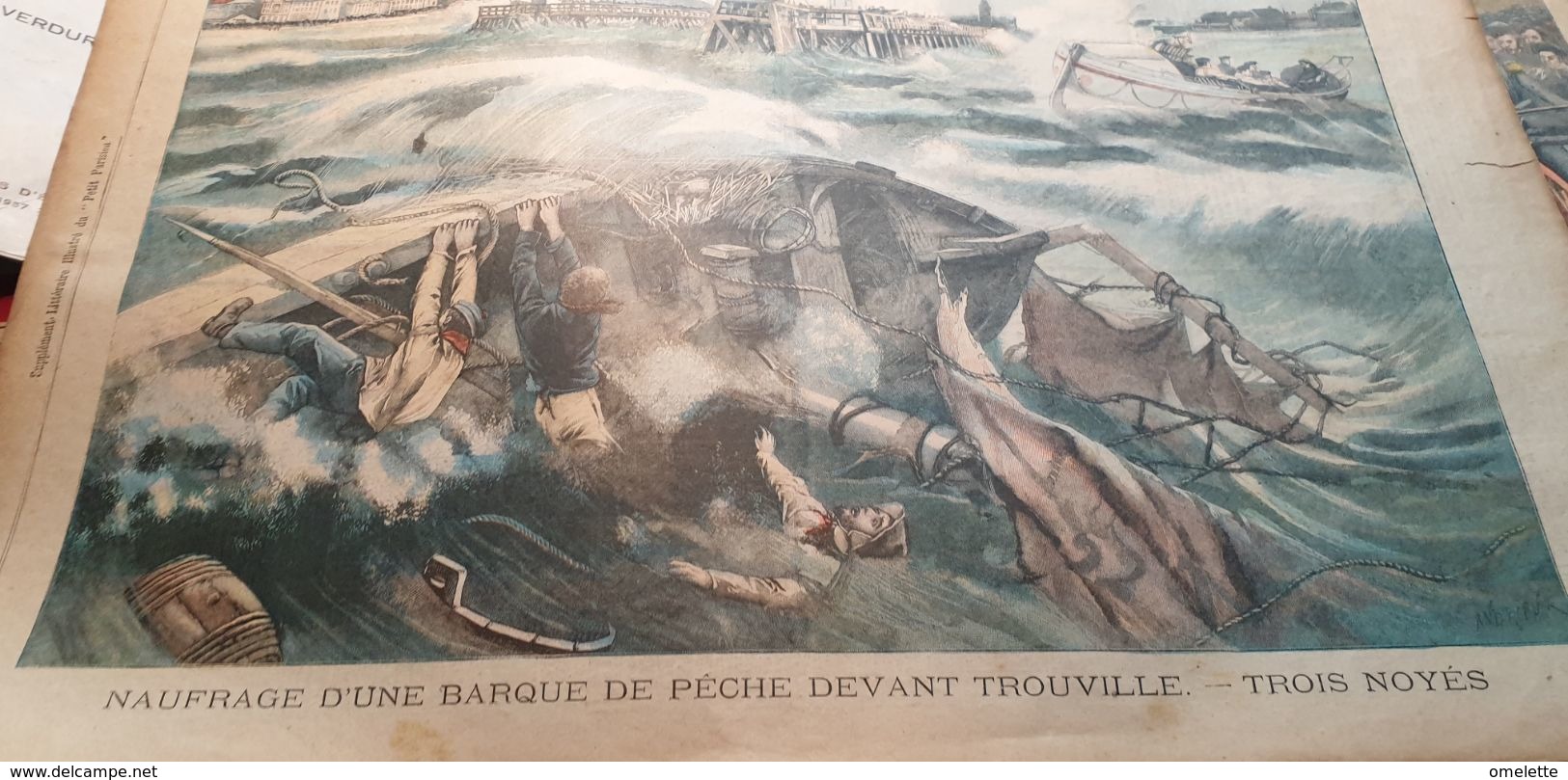 P.P 05 / PORT ARTHUR /TROUVILLE NAUFRAGE BARQUE PECHE / - 1900 - 1949