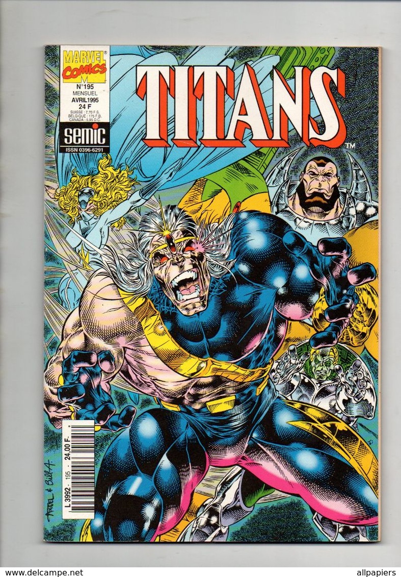 Titans N°195 Excalibur - Blackwulf - Force Works De 1995 - Titans