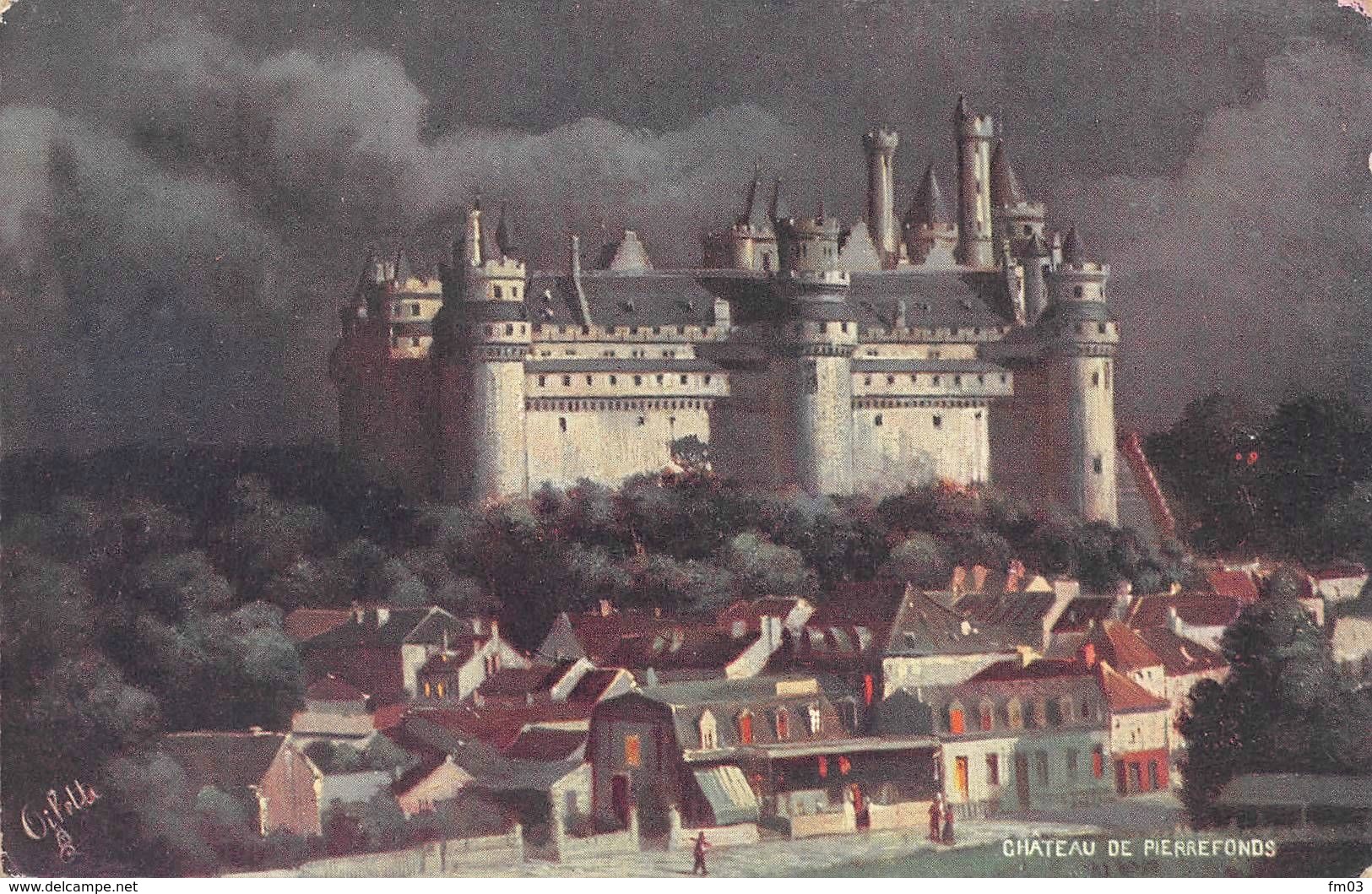 Pierrefonds Tuck Oilette Illustrateur - Pierrefonds