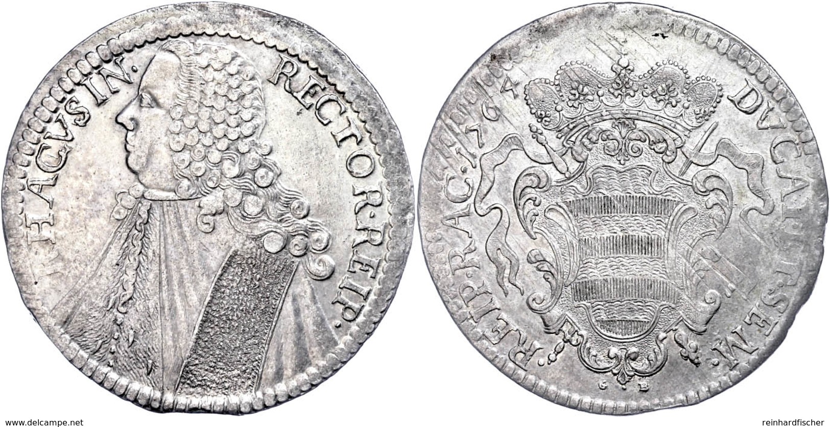 Ragusa, Taler, 1764, Dav. 1639, Justiert, Vz.  Vz - Kroatien