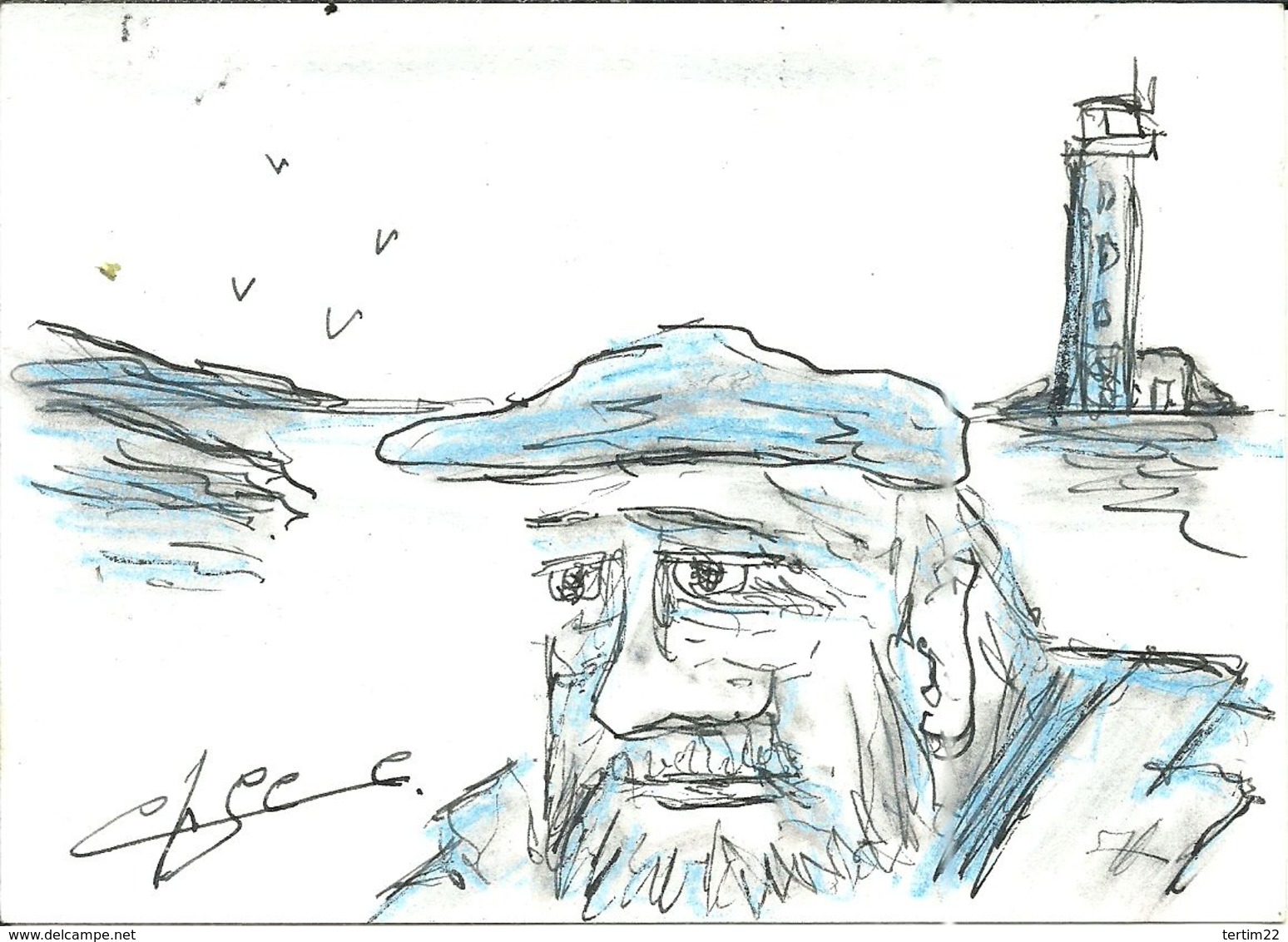 ( AUDIERNE )( 29 FINISTERE ) ( DESSINATEUR )( DEDICACEE ) - Audierne