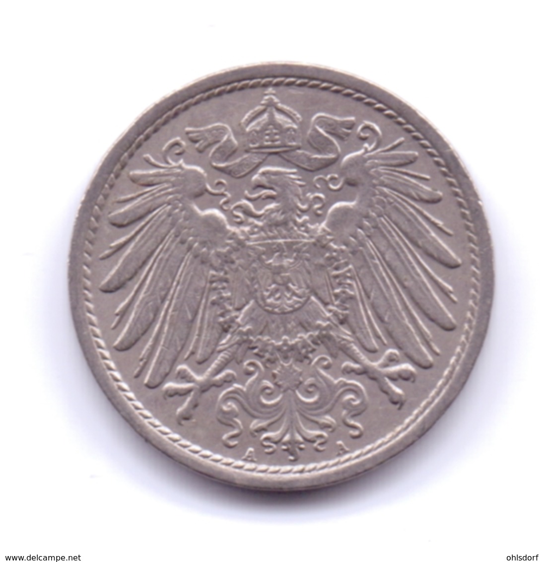 DEUTSCHES REICH 1912 A: 10 Pfennig, KM 12 - 10 Pfennig