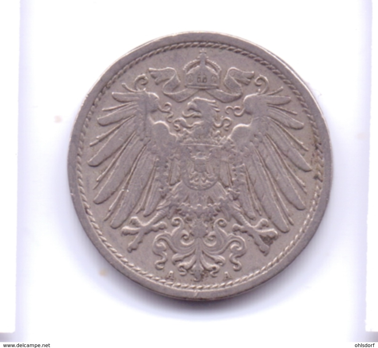 DEUTSCHES REICH 1909 A: 10 Pfennig, KM 12 - 10 Pfennig