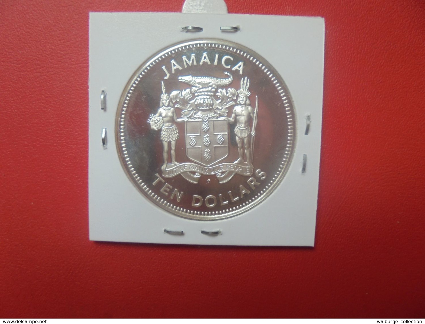 JAMAIQUE 10 $ 1980 ARGENT QUALITE FDC (A.10) - Jamaica