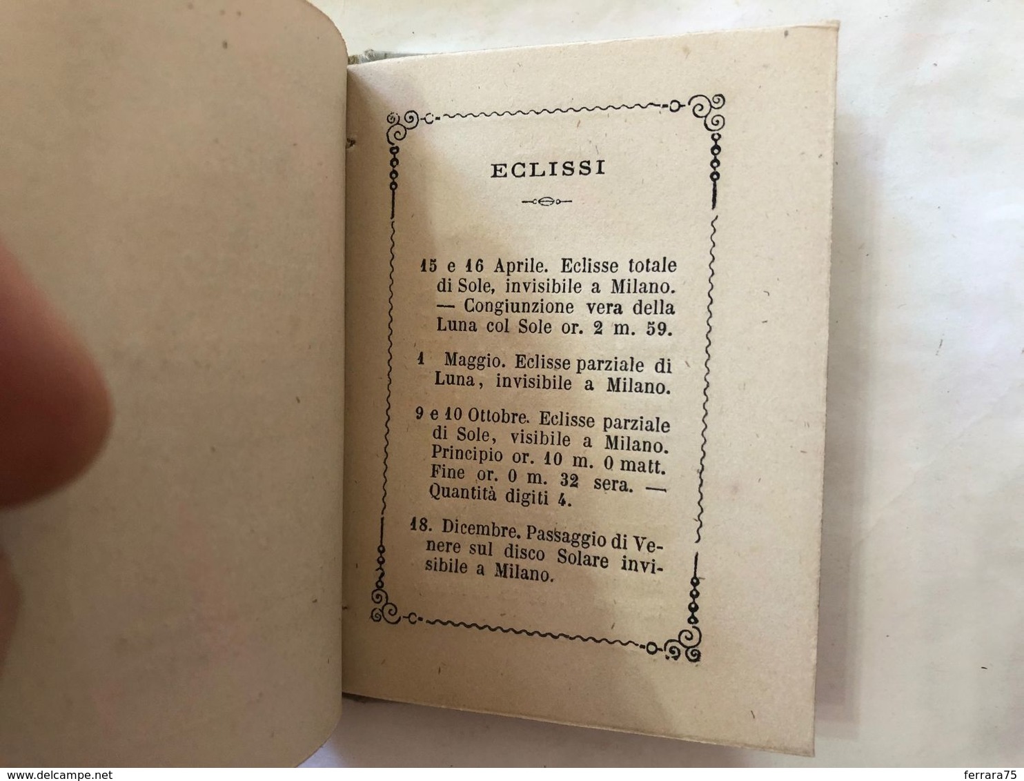 IL SIMPATICO GIORNALETTO DEDICATO AL GENTIL SESSO ANTONIO CARPANO 1874 MILANO