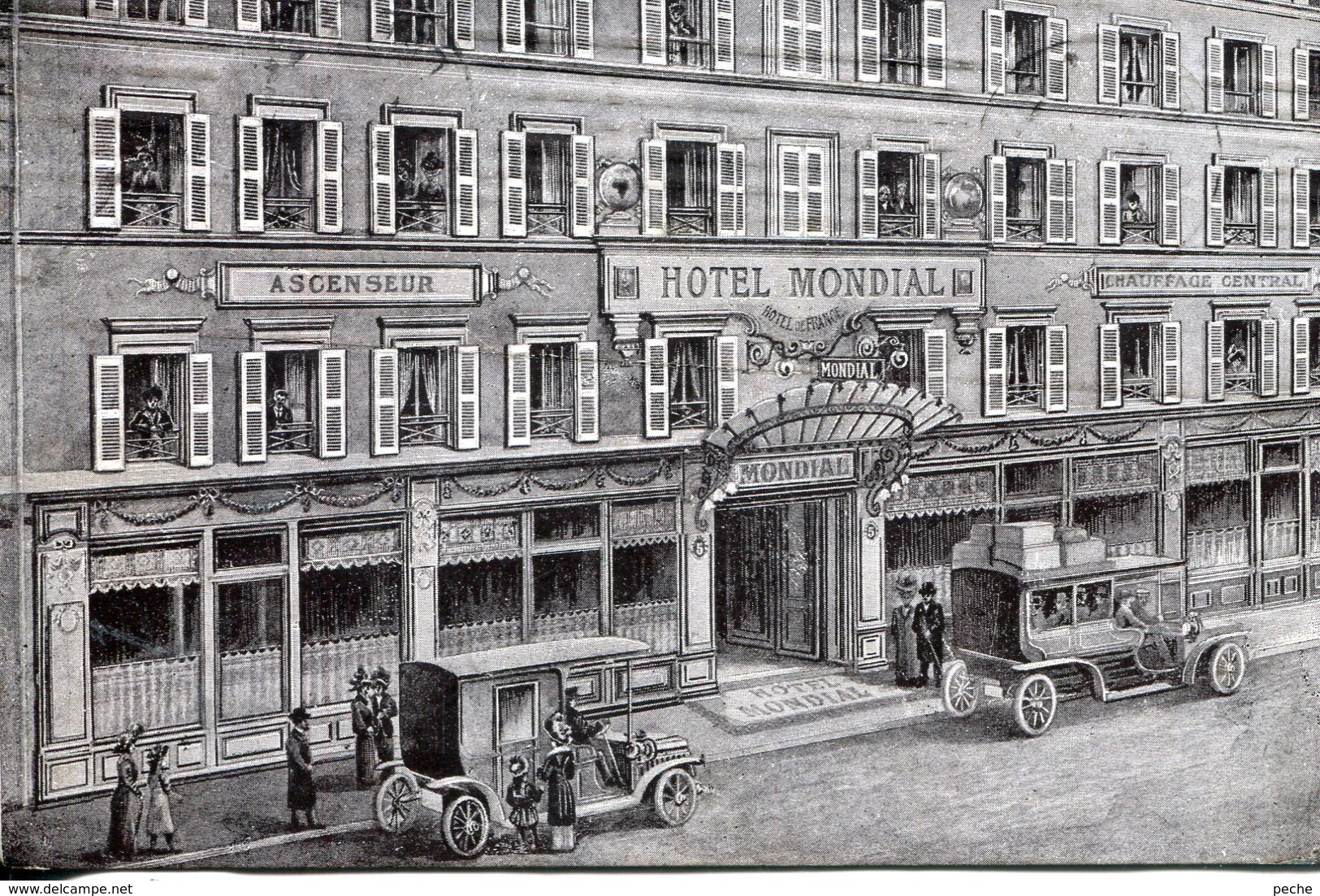 N°1924 R -cpa Paris (9°) Hôtel Mondial, Cité Bergère- - Hotels & Gaststätten