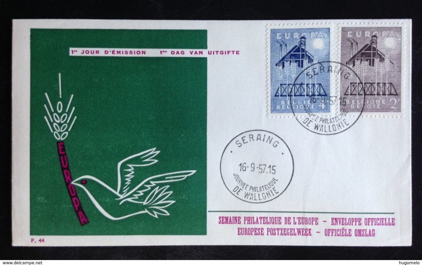 Belgium, Uncrculated FDC,  « Europa CEPT », « Philatelic Event », 1957 - 1957