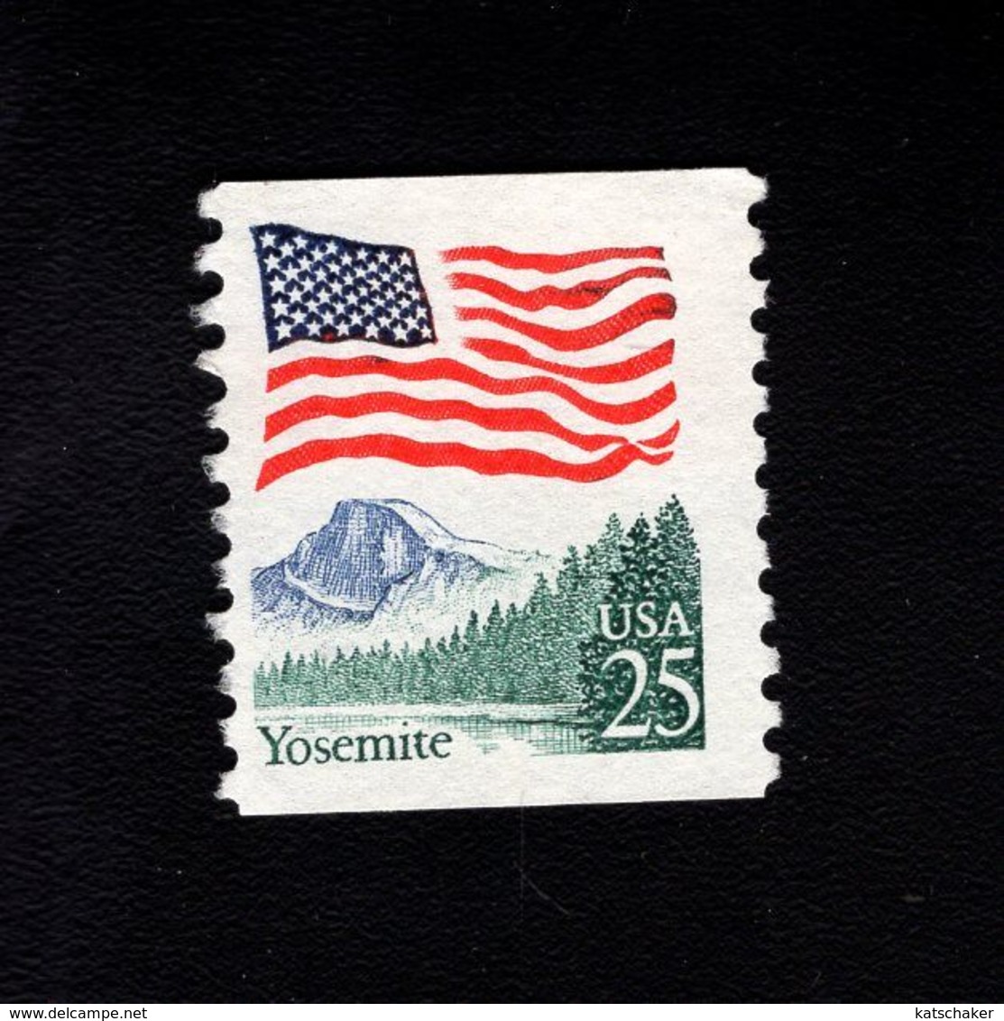 1035716440 SCOTT 2280A POSTFRIS MINT NEVER HINGED EINWANDFREI - YOSEMITE AND FLAG - Unused Stamps