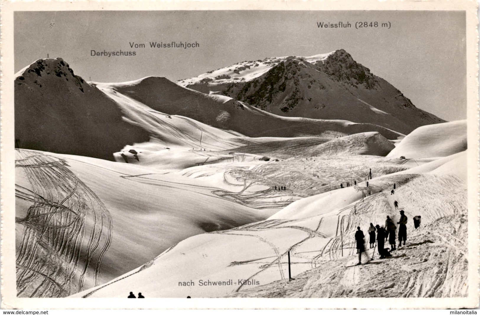 Parsennabfahrt - Weissfluhjoch-Küblis (181) * 31. 12. 1950 - Küblis