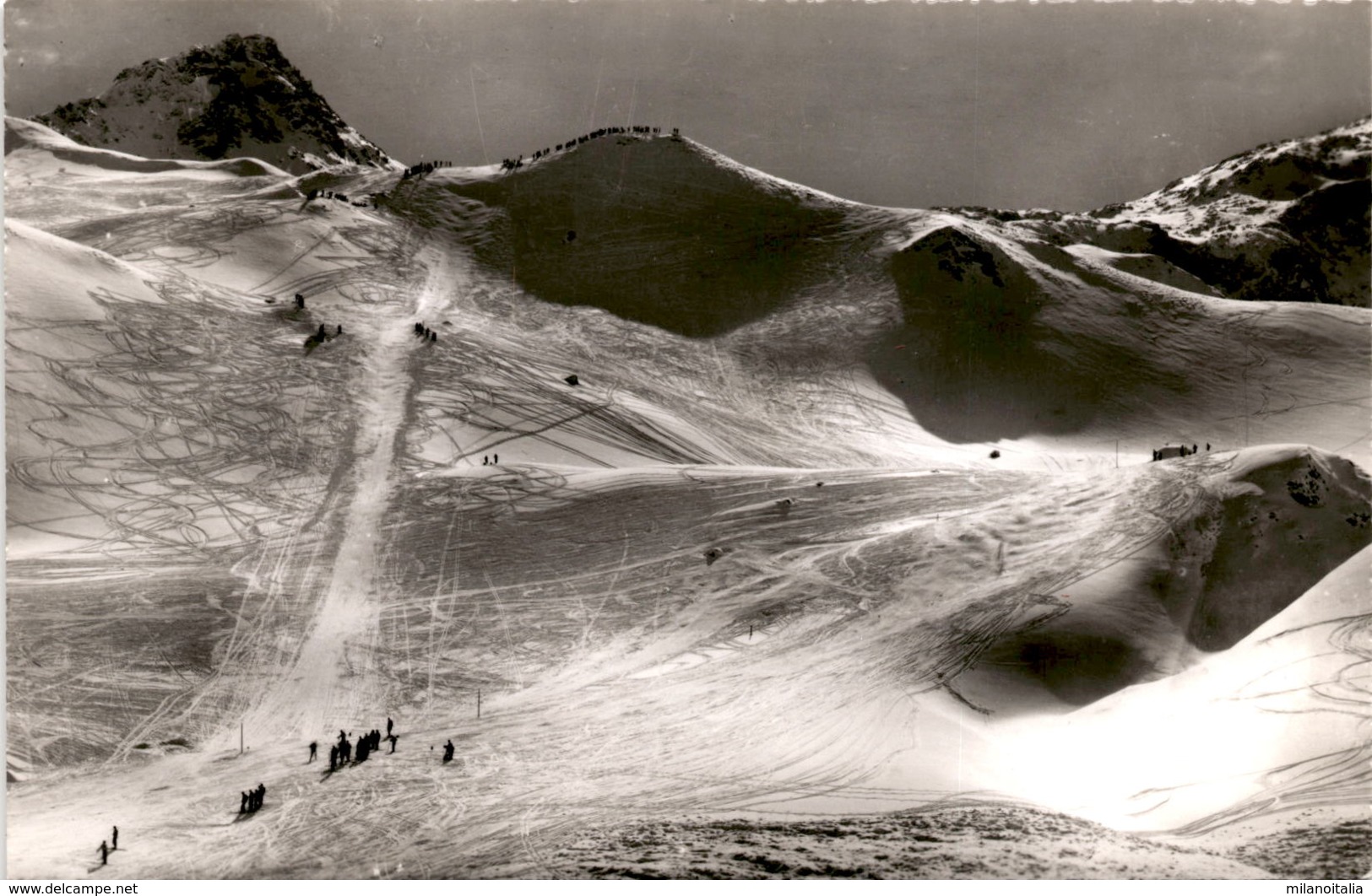 Parsennabfahrt Weissfluhjoch-Küblis (362) * 10. 2. 1954 - Küblis