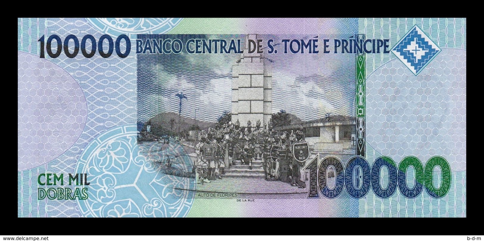 Santo Tome Y Principe St. Thomas & Prince 100000 Dobras 2013 Pick 69c SC UNC - Sao Tome And Principe