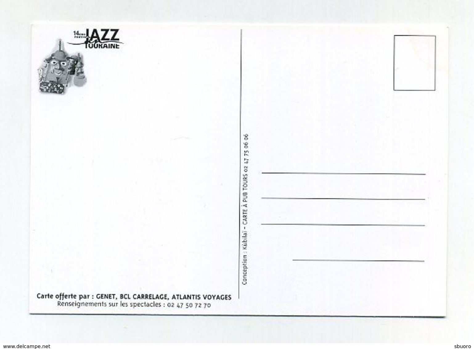 Jazz En Touraine. Sept 2000. Montlouis Sur Loire. Lockwood Azzola Violoncelle Cello Guitare Percussions Saxophone - Musique Et Musiciens
