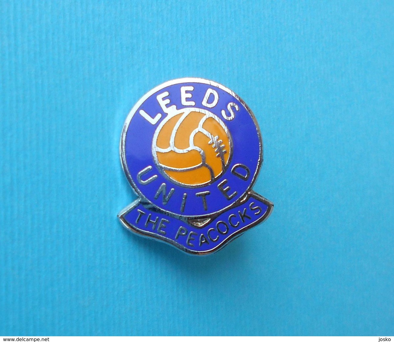 LEEDS UNITED FC - England Football Soccer Club Old Enamel Pin Badge Fussball Calcio Futbol Futebol Foot British - Calcio