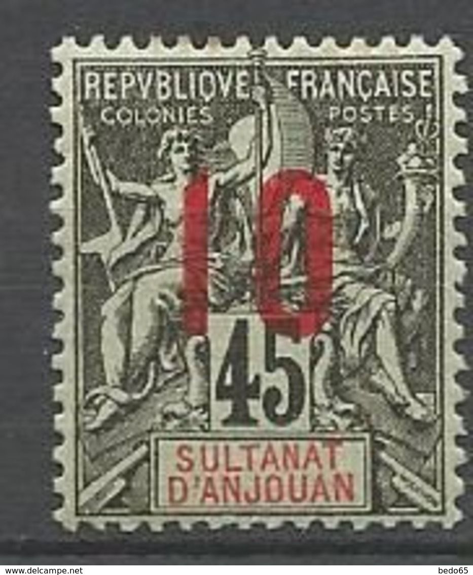 ANJOUAN N° 27 NEUF* TRACE DE CHARNIERE / MH - Unused Stamps