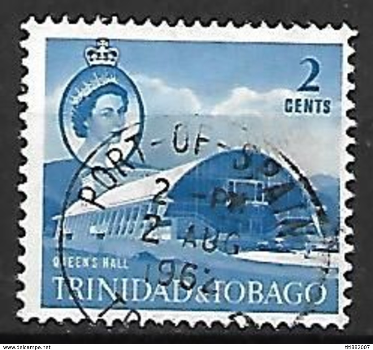 TRINIDAD  &  TOBAGO      -   Reine Elisabeth II   /   Queens Hall   -    Oblitéré - Trinité & Tobago (1962-...)