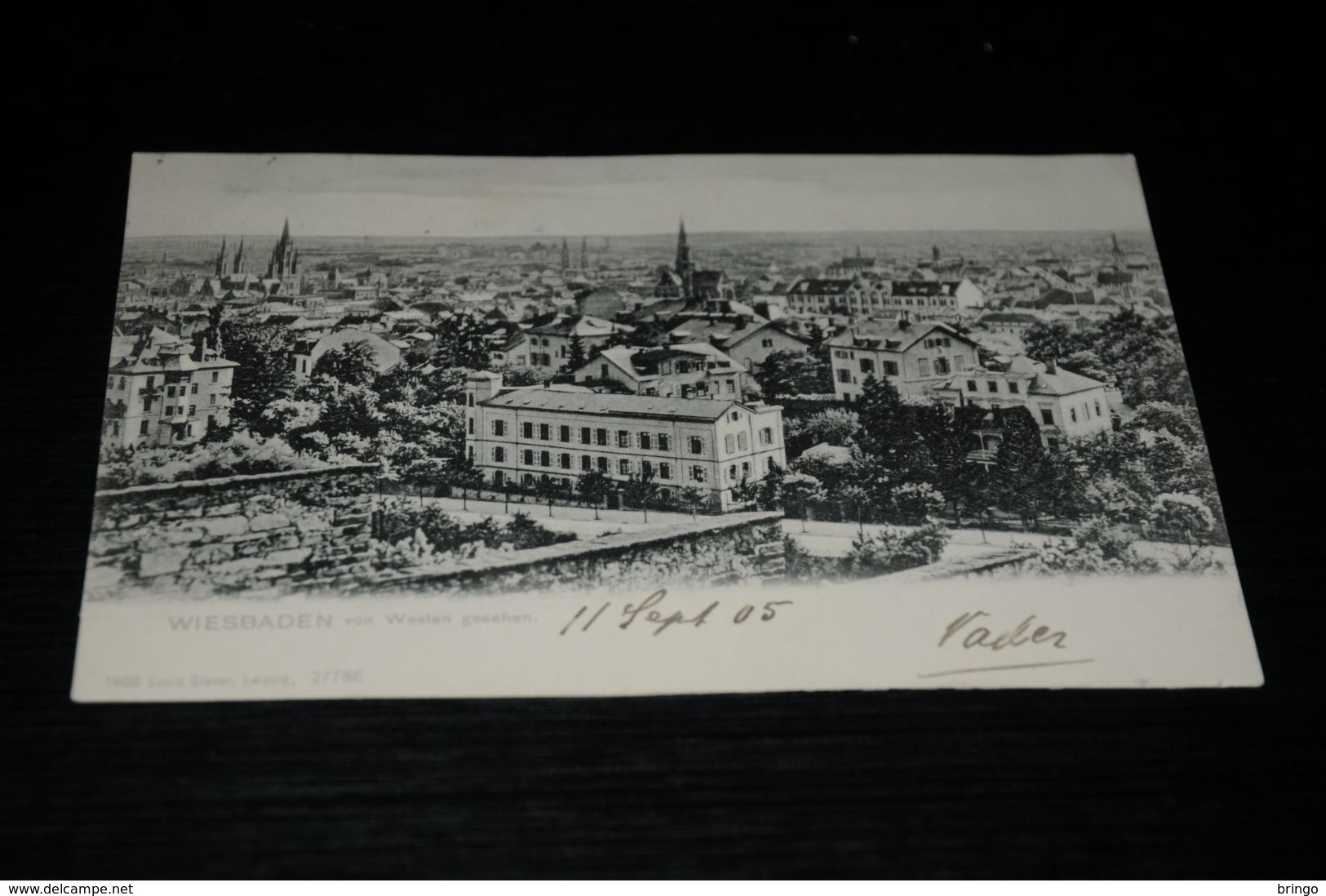 16790-                   WIESBADEN VON WESTEN GESEHEN - 1905 - Wiesbaden