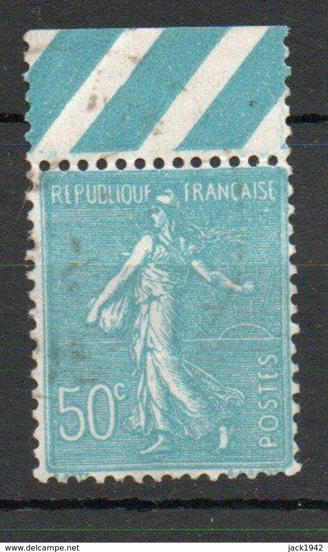 Yvert N° 362 - Semeuse Lignée 50c Turquoise - 1903-60 Sower - Ligned