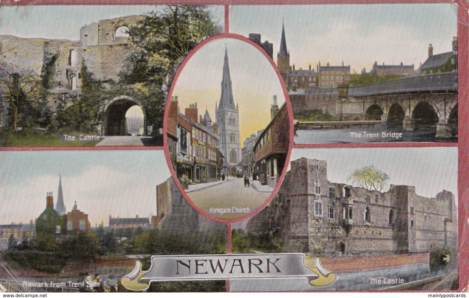AM17 Newark Multiview, C1907 Postcard - Autres & Non Classés