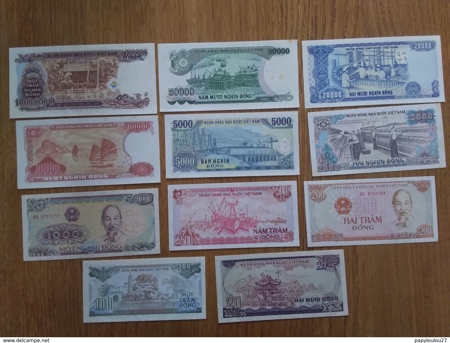 Magnifique Lot De 11 Billets Du Viet-Nam En Très Bon état  De 1985 /1994 - Vietnam