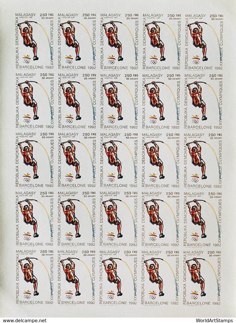 Full Sheets Of Stamps Complete Set O.G Barcelona 92/ Timbres J.0 Barcelone 92 Feuilles Completes - Summer 1992: Barcelona