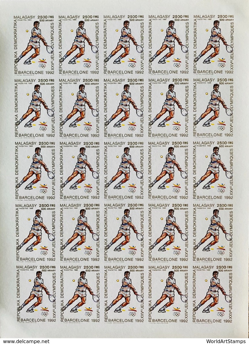 Full Sheets Of Stamps Complete Set O.G Barcelona 92/ Timbres J.0 Barcelone 92 Feuilles Completes - Summer 1992: Barcelona