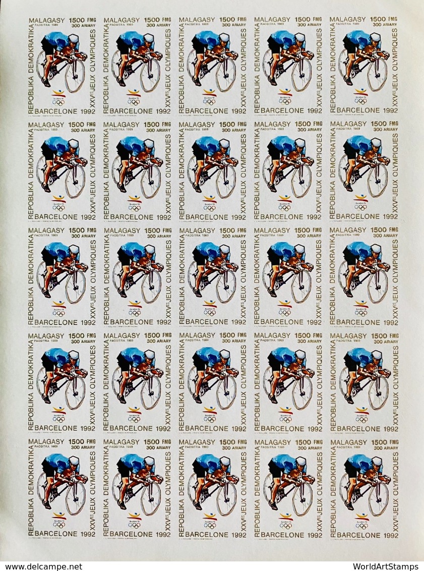 Full Sheets of Stamps Complete Set O.G Barcelona 92/ Timbres J.0 Barcelone 92 Feuilles Completes