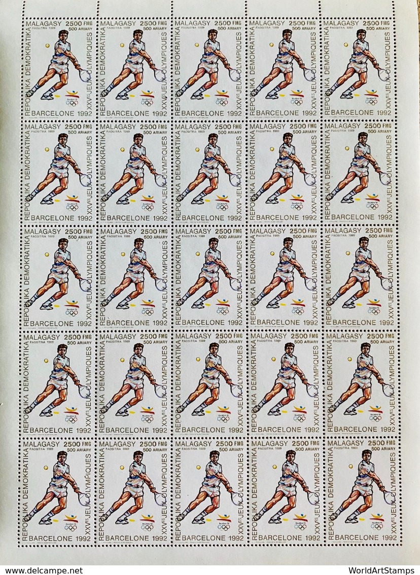 Full Sheets Of Stamps Complete Set O.G Barcelona 92 Perforated/ J.0 Barcelone 92 Feuilles Complètes Dentelés - Summer 1992: Barcelona