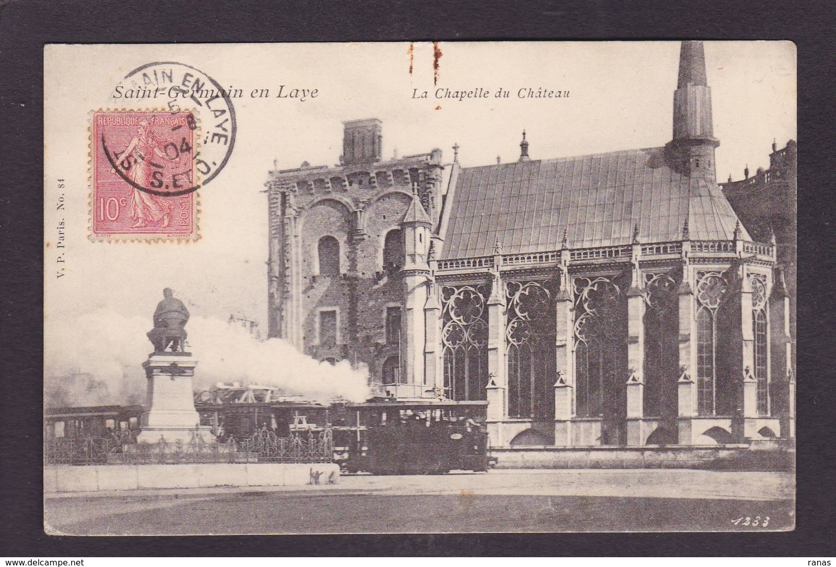 CPA Yvelines 78 Saint Germain En Laye Circulé Tramway - St. Germain En Laye