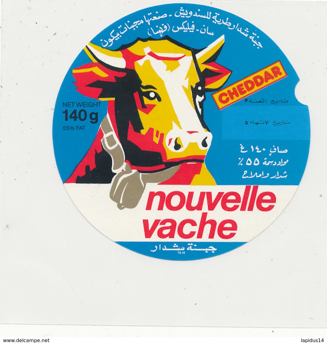 Y 605 /   ETIQUETTE DE FROMAGE - PICON  NOUVELLE VACHE    CHEDDAR - Quesos