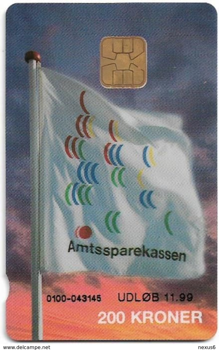 Denmark - Danmønt - Amtssparekassen Fyn - DD194Aa (Cn. 6 Numbers) - 200Kr. Exp. 11.1999, 1.065ex, Used - Denmark