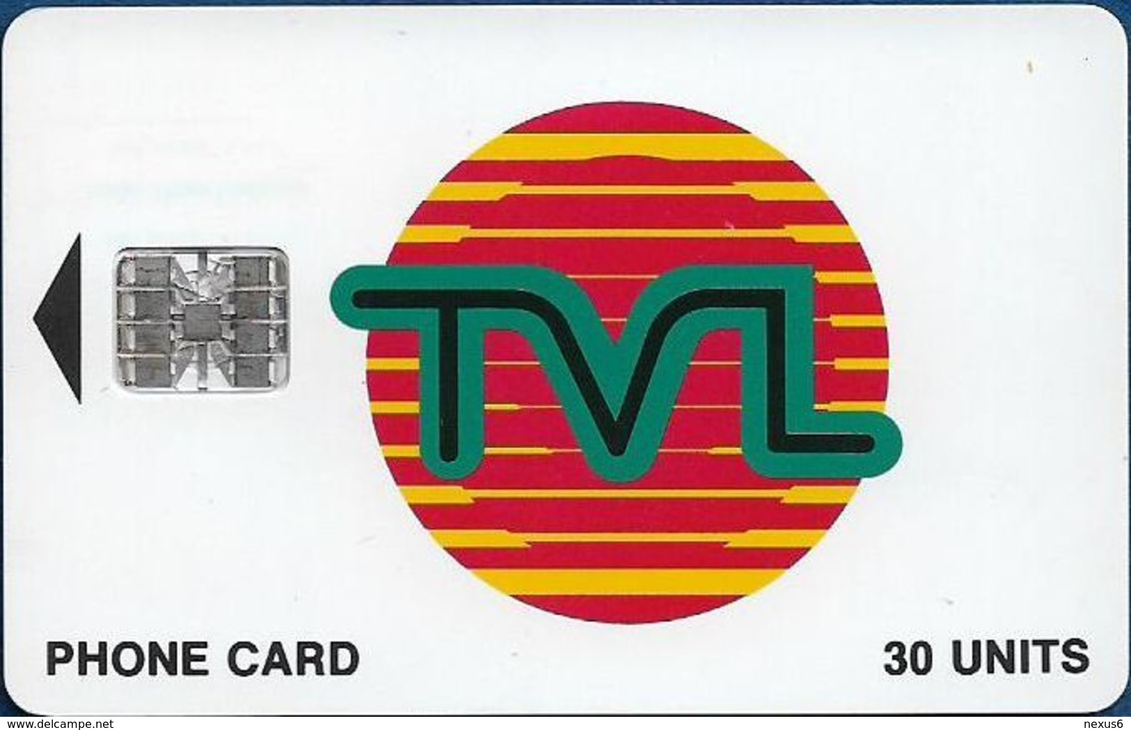 Vanuatu - TVL Logo, SC7 ISO, Cn. 0458150/C98033804 At Right, 30U, Used - Vanuatu