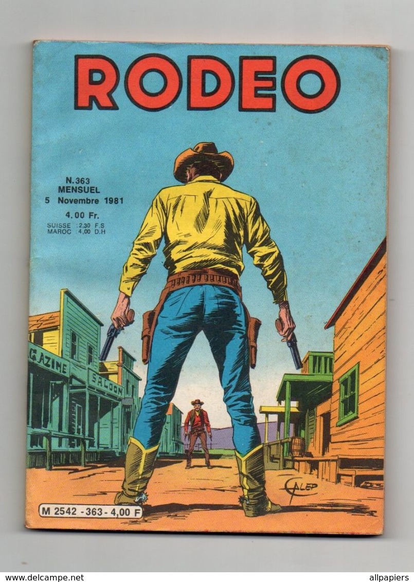 Petit Format Rodeo N°363 Tex - Auto Stop De 1981 - Rodeo